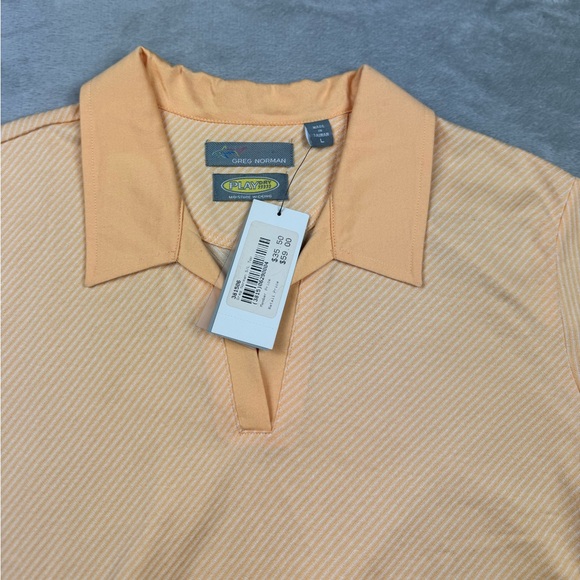Greg Norman play dry moisture wicking sz Large Collar Top new w tags Womens - Picture 7 of 10